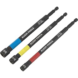 Klein Tools 65411PK3 Magnetic Color-Coded Power Nut