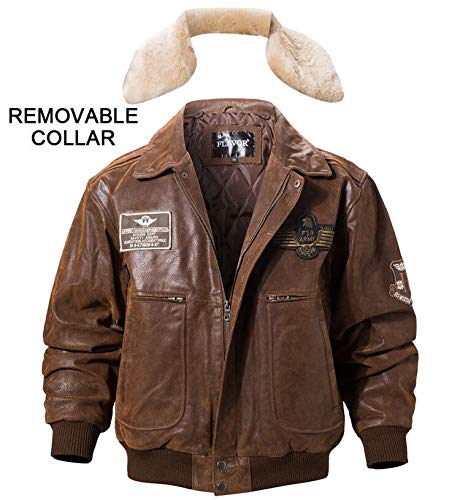 fur collar aviator jacket