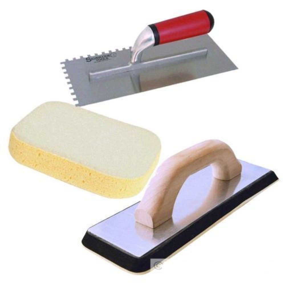Tilers Tool Kit Grout Float Ceramic Tile Sponge + Trowel Amazon.co.uk