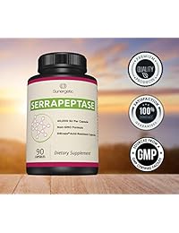 El mejor suplemento de enzimas serrapeptasa, una ayuda natural para las articulaciones, los senos y el...