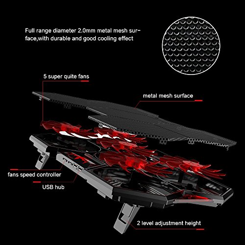 6 Laptop+Cooling+Nobebird+Cooler+Adjustable