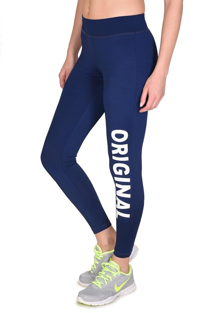 onesport women's polyester spandex jersey navy tights(onsp12ny-p)