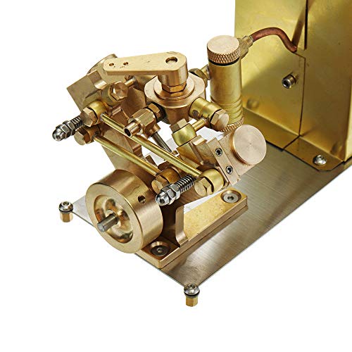Laliva Learning & Education - Microcosm M2C Mini Steam Boiler with Twin Cylinder Marine Steam Engine Stirling Engine Model