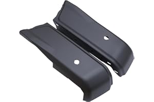 ApplianPar Driver and Passenger Side Rear Bumper Ends Steel with Parking Sensor Hole for Ford F150 2015-2020