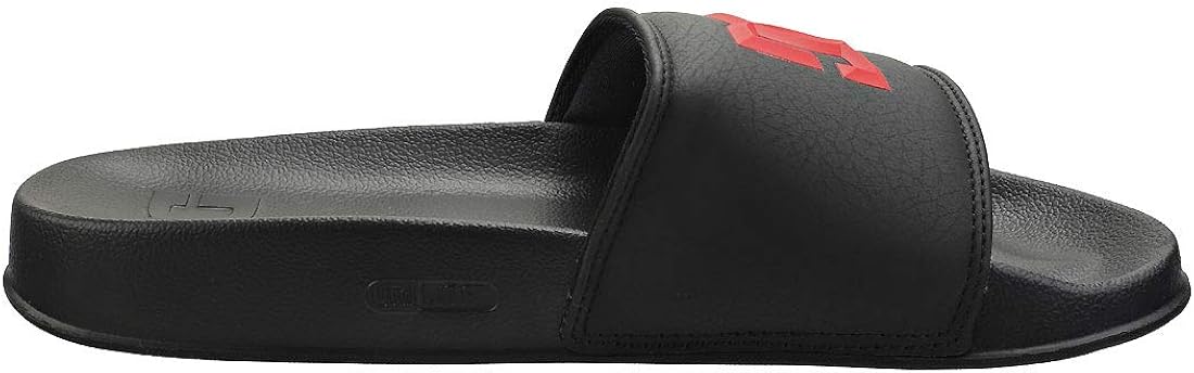 DC Shoes Men's Beach & Pool Shoes, Black Red, US:7: Shoes