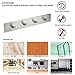 HOMEIDEAS Self Adhesive Hook, Towel Hook SUS 304 Stainless Steel Bathroom Kitchen Organizer, Brushed Finish, Pack of 1