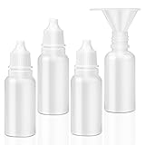 5 PCS (4 Bottles + 1 Funnel) 15ml (0.5oz) Small