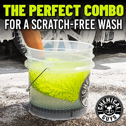 Chemical Guys HOL132 Clean & Shine Car Wash Bucket Starter Kit Safe for Cars, Trucks