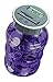 Digital Coin Counter by Digital Energy Pennies Nickles Dimes Quarter Savings Jar | Transparent Purple w/LCD Display