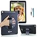 Cellular360 Shockproof Case for iPad Pro 12.9 (2017 2nd Gen and 2015 1st Gen),Handy Case with a 360 Degree Rotatable Kickstand and Handle (Black)