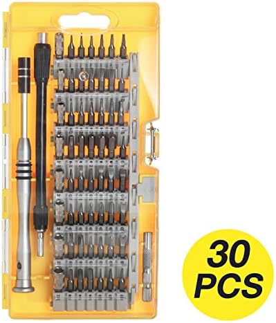 Screwdriver Set | 60 in 1 Precision Magnetic Portable Handy Tool Set for Electronic Phone Computer Gadgets | Compact Screwdriver Tool Set | Sturdy Material and Effortless Usage | Yellow | 1019.2