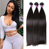 Perstar 8A Grade Brazilian Virgin Hair Straight 4 Bundles Uprocessed Remy Human Hair Weaves Natural color … …