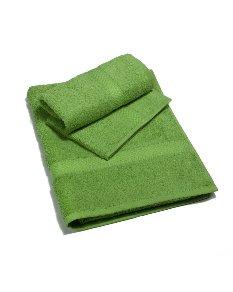 Caleffi Menorca 26727 Guest Towel, Cotton, Green, Standard