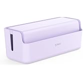 ORICO Cable Management Box, Keeping Cords Tidy and Protected from Damage | Cord Hider Box to Conceal Power Strips on Desk or Floor, Stylish Cable Organizers for Home, Office, School - PB03