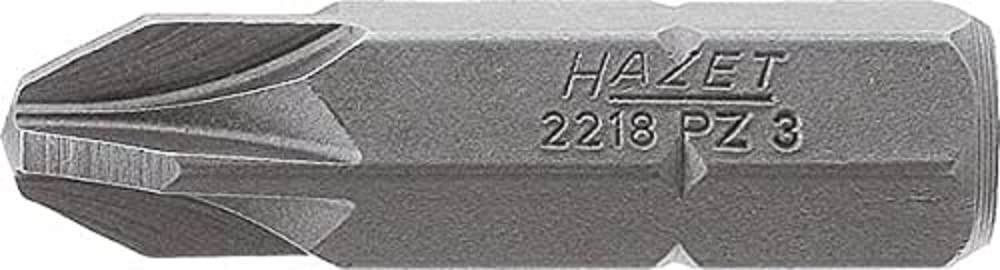 HAZET 2218-PZ3 32 mm Pozidriv Profile PZ Bit - Multi-Colour