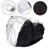 2 Bikes Cover, SAVFY 180T Heavy Duty Outdoor Waterproof Bicycle Cover - Sutis Mountain Bike, Road Bike