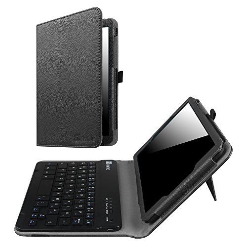 Fintie sprint slate 8 tablet keyboard case - slim fit pu leather …