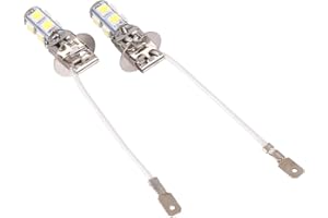 2Pcs 6500K 5630 White H3 Led Bulb Led Fog Light Bulbs H3 Xenon Bulb