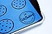SiliBaking Products 1-Piece Half Size Bright Blue Baking Mat