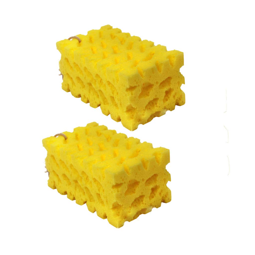 2Pcs Car Wash Sponge, Durable Auto Car Wash Sponge Kitchen