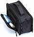 Ramaka Solutions Mens Travel Toiletry Bag for Men | Travel Case for Toiletries Bag Dopp Kit Travel Bags for Toiletries | Stain Proof Nylon Toiletry Bag for Women (10.5 X 5 X 5.5 Inches) Black