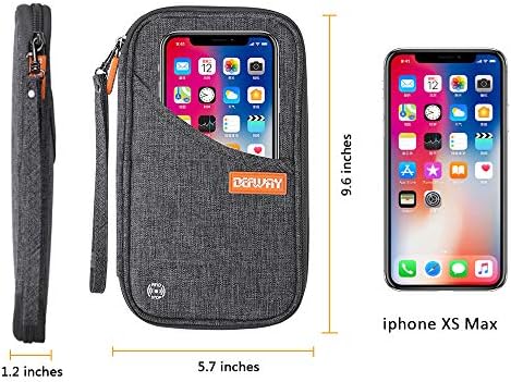 Travel Wallet RFID Blocking Document Organizer Bag, Family Passport Holder 4 Travel Wallet RFID Blocking Document Organizer Bag, Family Passport Holder