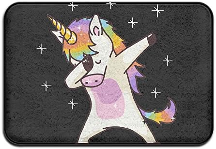 Unicorn Cute Dabbing Funny Dab Dance Gift Indoor Anti-Bacterial Entrance Rug 60 X 40 Cm