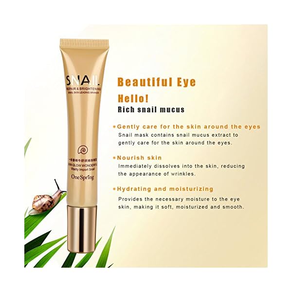 Snail-Repair-Eye-Cream-Natural-Snail-Secretes-Mucus-Extract-Eye-Serum-for-Moisturing-Dark-Circles-Puffiness-Wrinkles-Sagging-Anti-aging-Skin-Care-Lotion Snail Repair Eye Cream Natural Snail Secretes Mucus Extract Eye Serum for Moisturing, Dark Circles, Puffiness, Wrinkles…