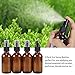 12 Pack Amber Glass Essential Oil Bottle Kits - 2 Pack 16oz & 4 Pack 2oz Spray Bottles & 6 Pack 10ml Roller Bottles for Essential Oils or Cleaning Agent. Labels, Droppers, Funnels and Lids Included