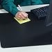Desk Pad, Computer Mat, Desk Protector Mat, Keyboard and Mouse Pad, Work From Home Essential, Medium, Black