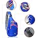 Lecxci Outdoor Chest Sling Bag Lightweight Waterproof Backpack for Unisex/Man/Women(S,Blue)