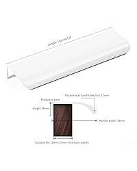 BaiNong 5 Pack 6 inch self Adhesive Cabinet Handles