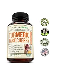 Turmeric Curcumin and Tart Cherry Extract Supplement. Celery Seed, and Bioperine. Polyphenols with Antioxidant Properties. Uric Acid Cleanse for Joint Comfort, Healthy Sleep Cycles and Muscle Recovery