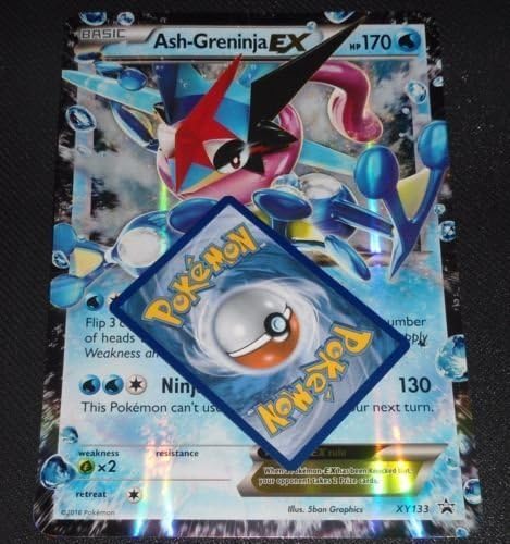 1X OVERSIZED JUMBO NM Pokemon Ash-Greninja EX XY133 Box NEW Black Star Promo XY by Auxesia