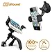 Mobile Phone Car Mount - Bonus Value **2-in-1** Father Day Gifts - for Air Vent & Windshield - Universal Smartphone Car Mount