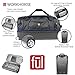FUL Workhorse 30 Inch Rolling Duffel Bag, Split-Level Checked Travel Luggage with Hardshell Base and Wheels, Black