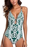 CharmLeaks Lace-up Backless One Piece Bathing Suit Swimsuit Swimwear Monokini