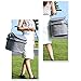 YONOVO 22L Folding Picnic Basket Large Insulated Bag Waterproof for Gathering Travel Camping BBQ (Grey-House Shape-1)