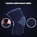 Knee Brace Compression Sleeves Support for Running/Jogging/Basketball and More Sports, suitable for Man/Women/Kids, L