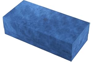 Dungeon 1100+ Convertible Deck and Game Accessories Box | Double-Sleeved Card Storage | Card Game Protector | Nexofyber Surface | Holds up to 1,000 Cards | Blue Color | Made by Gamegenic (GGS20116ML)