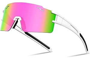 Wapreta Baseball Sunglasses for Men and Women Polarised Youth Kids Sunglasses Running Cycling Sports for Boys Girls