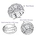 Newshe Engagement Wedding Ring Set for Women 925 Sterling Silver 3pcs Princess White AAA Cz Size5-12