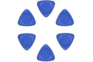 Fixinus 10 Pieces Universal Triangle Plastic Pry Opening Tool for iPhone Mobile Phone Laptop Table LCD Screen Case Disassembly Blue Guitar Picks