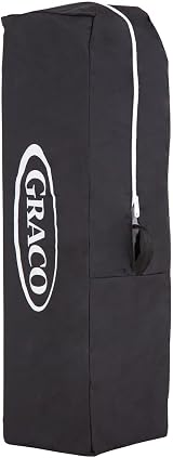 Graco Compact Travel Cot Lightweight Folding with Carry Bag Black Grey view 6
