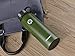 Benkii Vacuum Insulated Stainless Steel Water Bottle - 37oz / 1100 ml Wide Mouth Coffee Tea Thermos Double Walled Flask - Best Sports Hydro Canteen