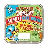 C&S Mealworm Delight, No Melt Suet Dough, 11.75