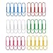 Huge Jumbo Paper Clips, 30 Pcs Large Mega Big Cute Paper Clips 4 Inches Vinyl Coated Giant Paperclips Multicolored for Files, Papers, Bookmark, Office Supply Accessories 6 Colors