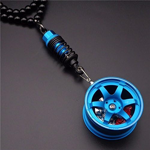 Car wheel modified car pendant men 's car rearview mirror high - grade car hanging jewelry, J