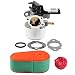 Butom 591137 Carburetor with 795066 796254 Air Filter Pre-Filter Gasket for Briggs and Stratton 590948 775ex Lawn Mower primary