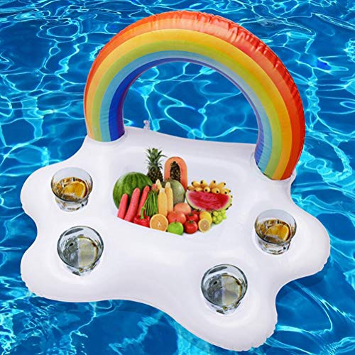 image for LIOOBO Inflatable Buffet and Salad Bar - Summer Party Bucket Rainbow C